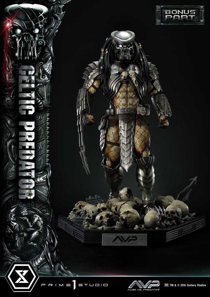 The Alien vs. Predator Museum Masterline Series Statue 1/3 Celtic Predator Bonus Ver. 95 cm 4580708048970