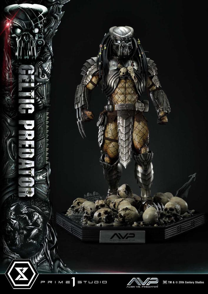 The Alien vs. Predator Museum Masterline Series Statue 1/3 Celtic Predator Bonus Ver. 95 cm 4580708048970