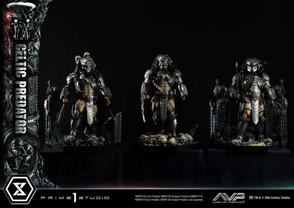 The Alien vs. Predator Museum Masterline Series Statue 1/3 Celtic Predator Bonus Ver. 95 cm 4580708048970