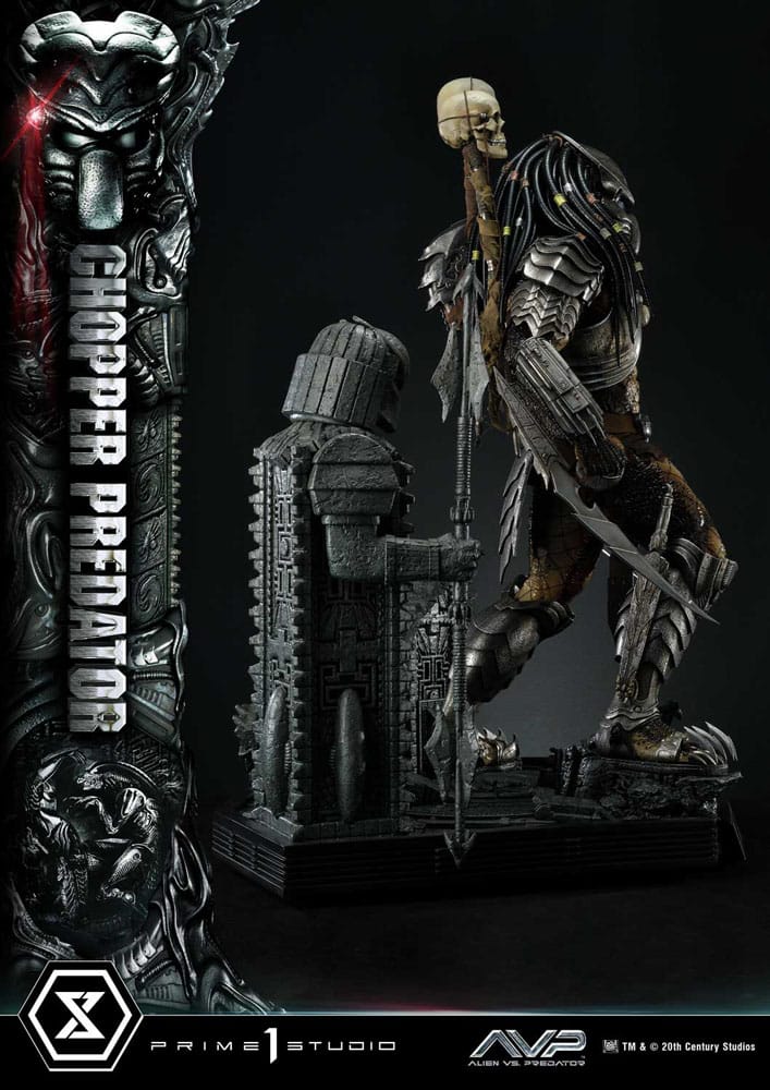 The Alien vs. Predator Museum Masterline Series Statue 1/3 Chopper Predator 103 cm 4580708049311