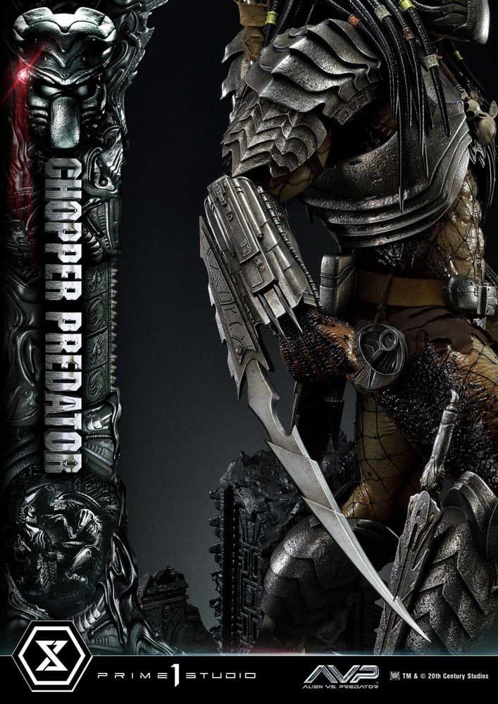 The Alien vs. Predator Museum Masterline Series Statue 1/3 Chopper Predator 103 cm 4580708049311