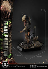 Prey (Movie) Museum Masterline Series Statue 1/3 Feral Predator 89 cm 4582647120724