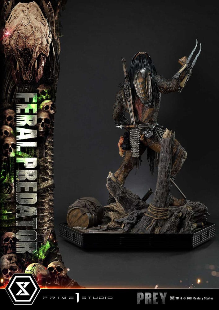 Prey (Movie) Museum Masterline Series Statue 1/3 Feral Predator 89 cm 4582647120724