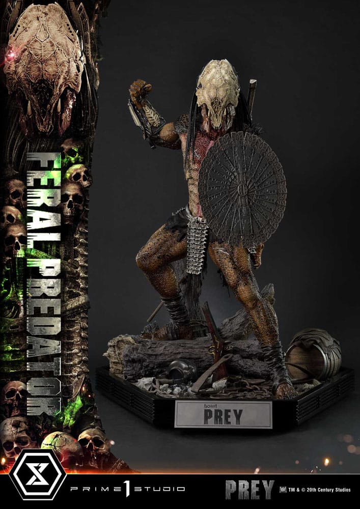 Prey (Movie) Museum Masterline Series Statue 1/3 Feral Predator 89 cm 4582647120724