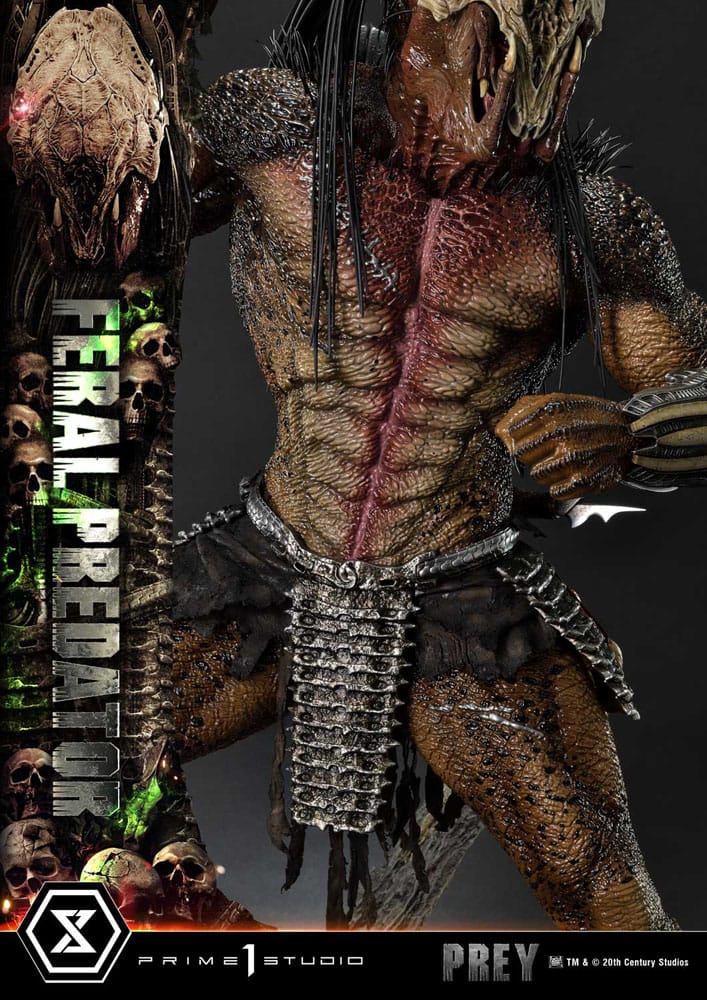 Prey (Movie) Museum Masterline Series Statue 1/3 Feral Predator 89 cm 4582647120724