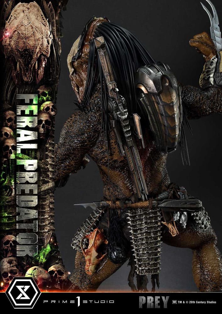 Prey (Movie) Museum Masterline Series Statue 1/3 Feral Predator 89 cm 4582647120724