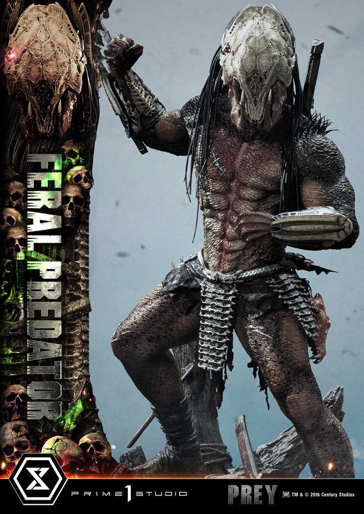 Prey (Movie) Museum Masterline Series Statue 1/3 Feral Predator Deluxe Version 89 cm 4582647120731