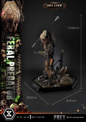 Prey (Movie) Museum Masterline Series Statue 1/3 Feral Predator Deluxe Version 89 cm 4582647120731