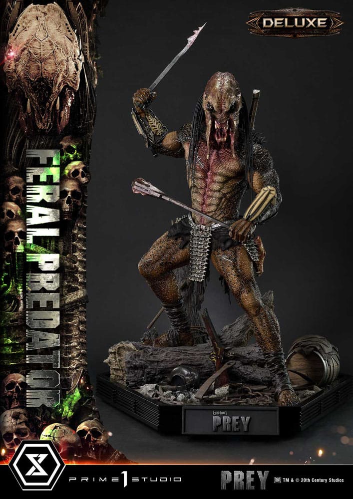 Prey (Movie) Museum Masterline Series Statue 1/3 Feral Predator Deluxe Version 89 cm 4582647120731