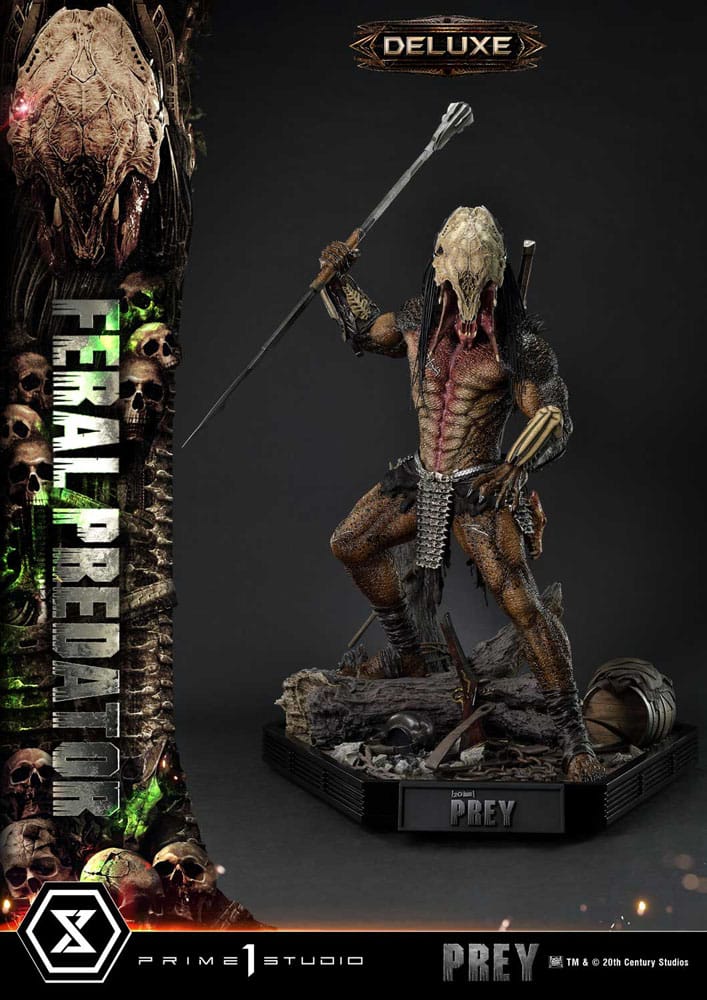 Prey (Movie) Museum Masterline Series Statue 1/3 Feral Predator Deluxe Version 89 cm 4582647120731