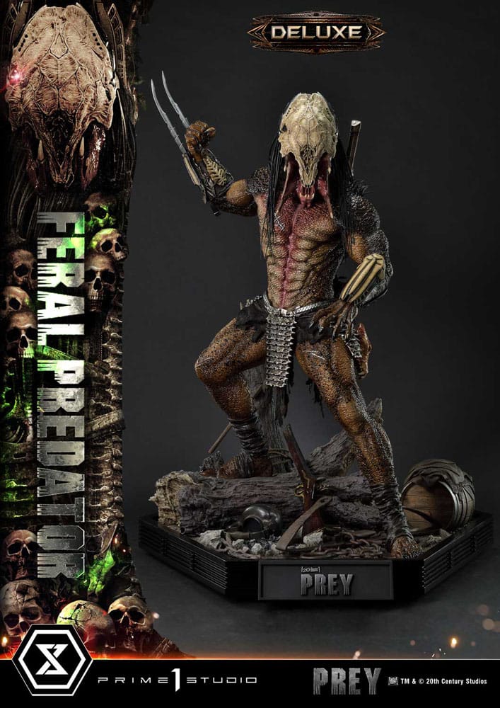 Prey (Movie) Museum Masterline Series Statue 1/3 Feral Predator Deluxe Version 89 cm 4582647120731