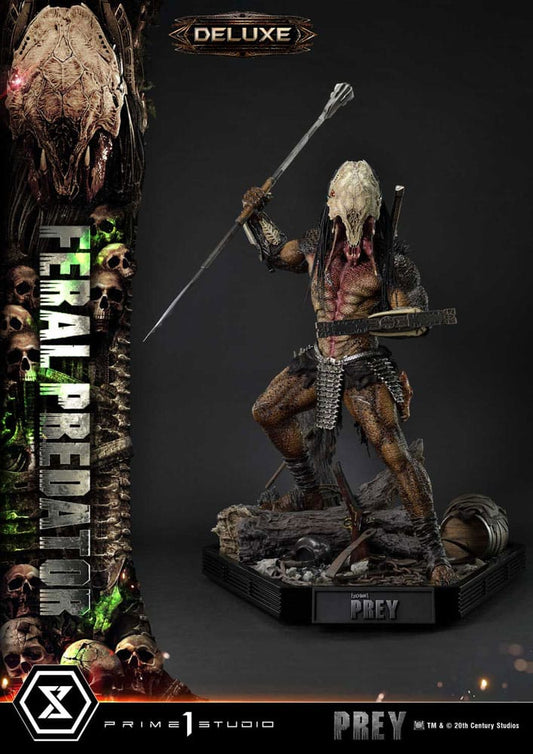 Prey (Movie) Museum Masterline Series Statue 1/3 Feral Predator Deluxe Bonus Version 89 cm 4582647120748