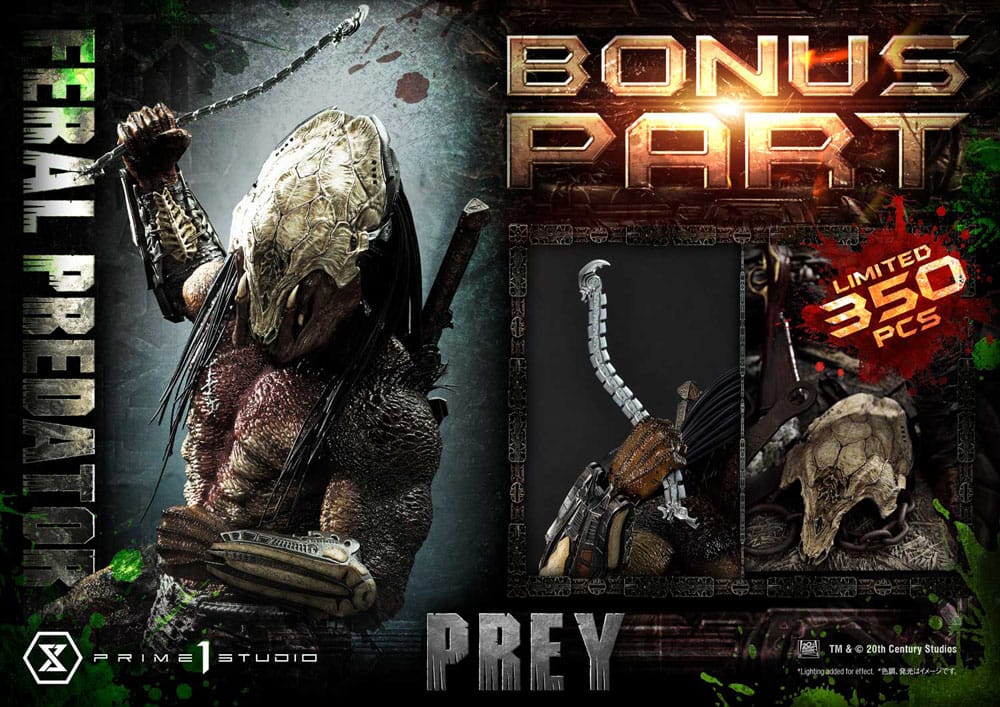 Prey (Movie) Museum Masterline Series Statue 1/3 Feral Predator Deluxe Bonus Version 89 cm 4582647120748