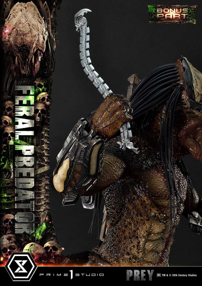 Prey (Movie) Museum Masterline Series Statue 1/3 Feral Predator Deluxe Bonus Version 89 cm 4582647120748