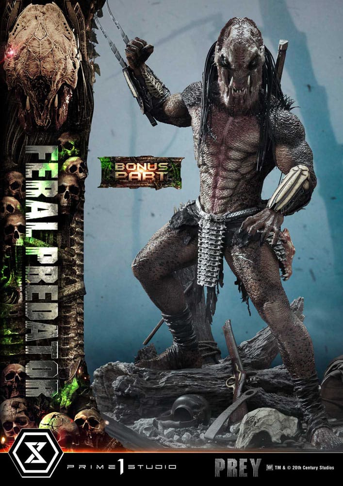 Prey (Movie) Museum Masterline Series Statue 1/3 Feral Predator Deluxe Bonus Version 89 cm 4582647120748