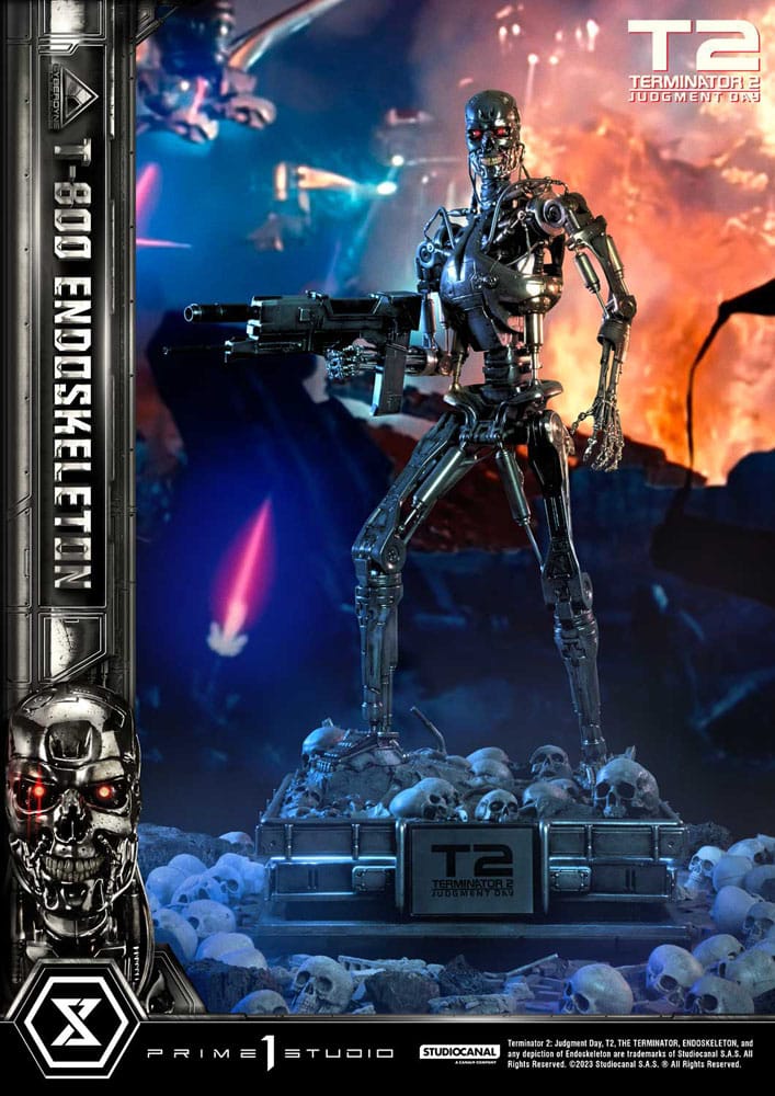 Terminator 2 Museum Masterline Series Statue 1/3 Judgment Day T800 Endoskeleton 74 cm 4580708048338