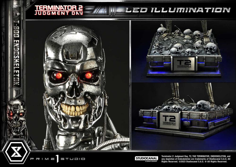 Terminator 2 Museum Masterline Series Statue 1/3 Judgment Day T800 Endoskeleton 74 cm 4580708048338