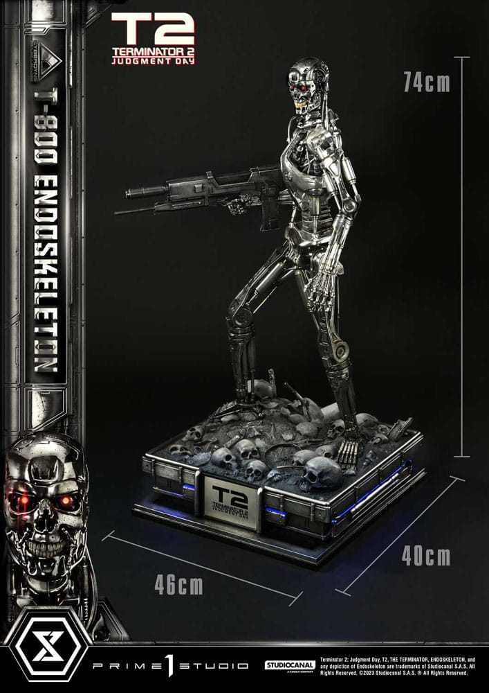 Terminator 2 Museum Masterline Series Statue 1/3 Judgment Day T800 Endoskeleton 74 cm 4580708048338