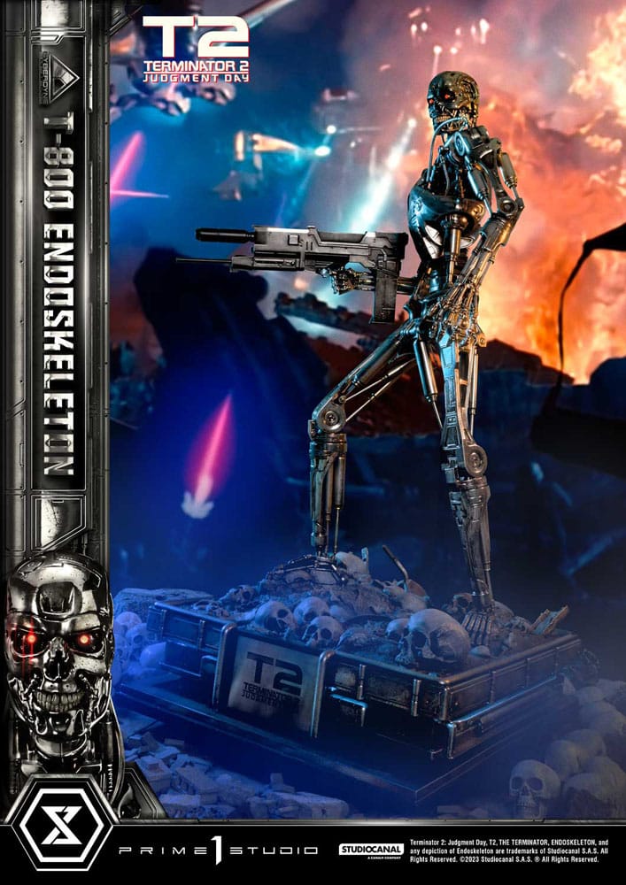 Terminator 2 Museum Masterline Series Statue 1/3 Judgment Day T800 Endoskeleton 74 cm 4580708048338