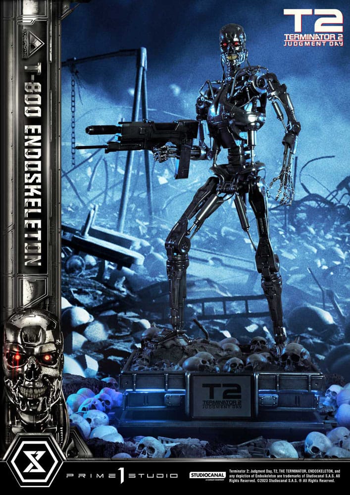 Terminator 2 Museum Masterline Series Statue 1/3 Judgment Day T800 Endoskeleton 74 cm 4580708048338