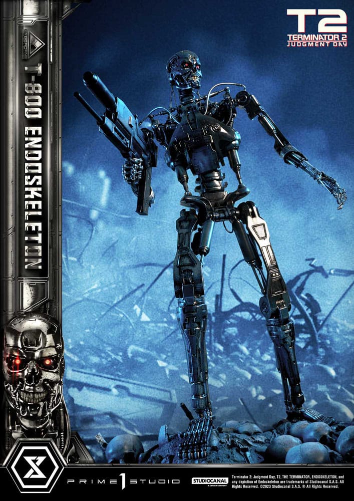 Terminator 2 Museum Masterline Series Statue 1/3 Judgment Day T800 Endoskeleton 74 cm 4580708048338