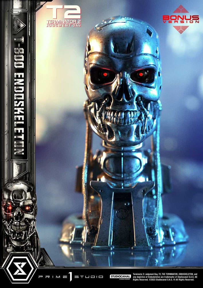 Terminator 2 Museum Masterline Series Statue 1/3 Judgment Day T800 Endoskeleton Deluxe Bonus Version 74 cm 4580708048352