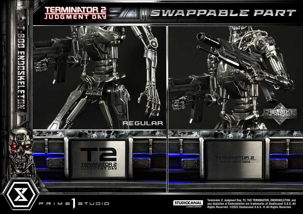 Terminator 2 Museum Masterline Series Statue 1/3 Judgment Day T800 Endoskeleton Deluxe Bonus Version 74 cm 4580708048352