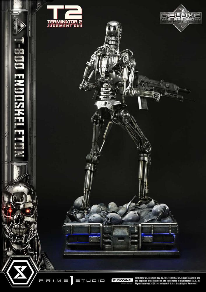 Terminator 2 Museum Masterline Series Statue 1/3 Judgment Day T800 Endoskeleton Deluxe Bonus Version 74 cm 4580708048352