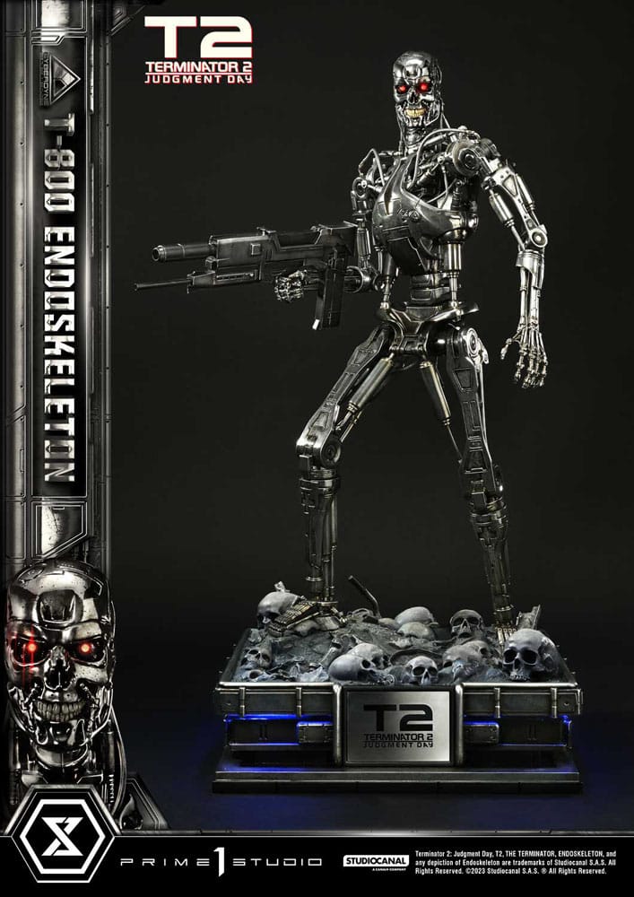 Terminator 2 Museum Masterline Series Statue 1/3 Judgment Day T800 Endoskeleton Deluxe Bonus Version 74 cm 4580708048352