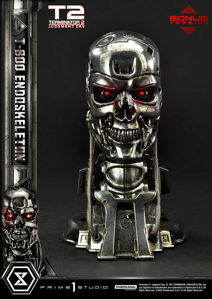 Terminator 2 Museum Masterline Series Statue 1/3 Judgment Day T800 Endoskeleton Deluxe Bonus Version 74 cm 4580708048352