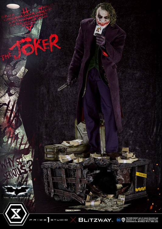 The Dark Knight Statue 1/3 The Joker Bonus Version 72 cm 4582535945781