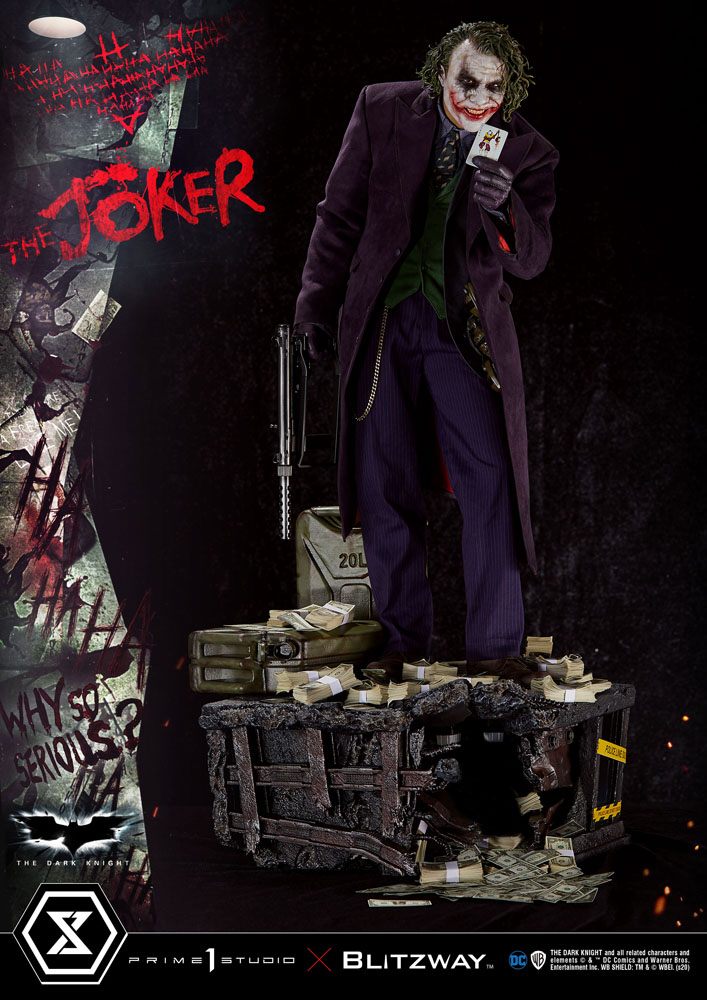 The Dark Knight Statue 1/3 The Joker Bonus Version 72 cm 4582535945781