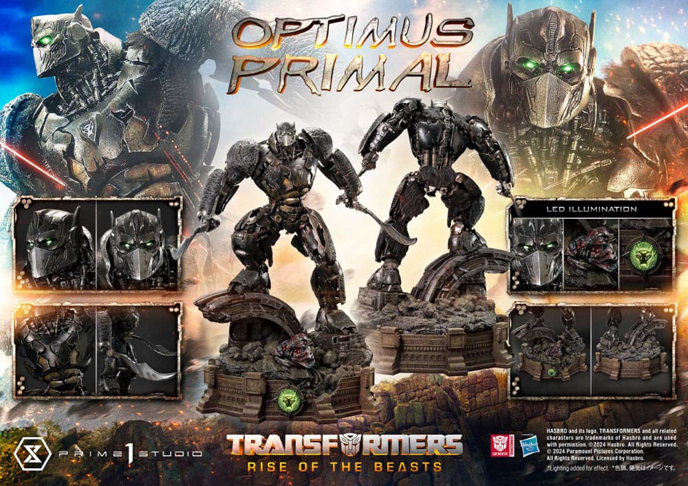 Transformers: Rise of the Beasts Museum Masterline Statue Optimus Primal 72 cm 4580708049861