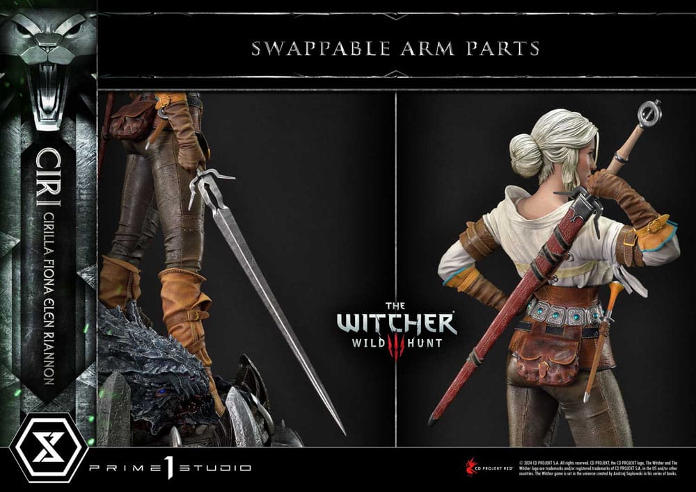 The Witcher 3: Wild Hunt Museum Masterline Statue 1/3 Wild Hunt Ciri Fiona Elen Riannon 81 cm 4582647120458