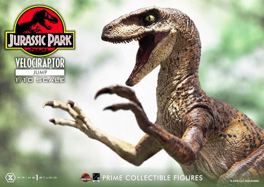 Jurassic Park Prime Collectibles Statue 1/10 Velociraptor Jump 21 cm 4580708048758