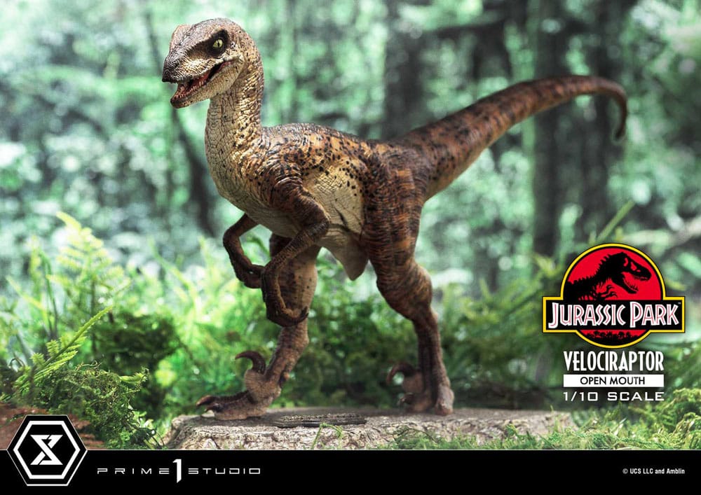 Jurassic Park Prime Collectibles Statue 1/10 Velociraptor Open Mouth 19 cm 4580708049328