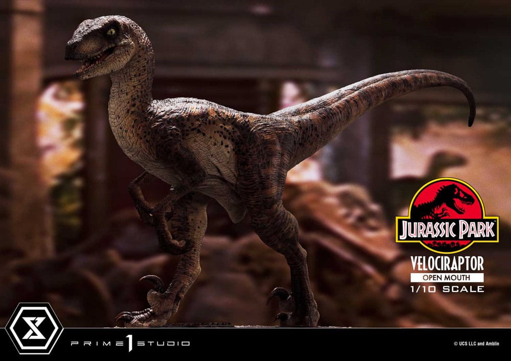 Jurassic Park Prime Collectibles Statue 1/10 Velociraptor Open Mouth 19 cm 4580708049328