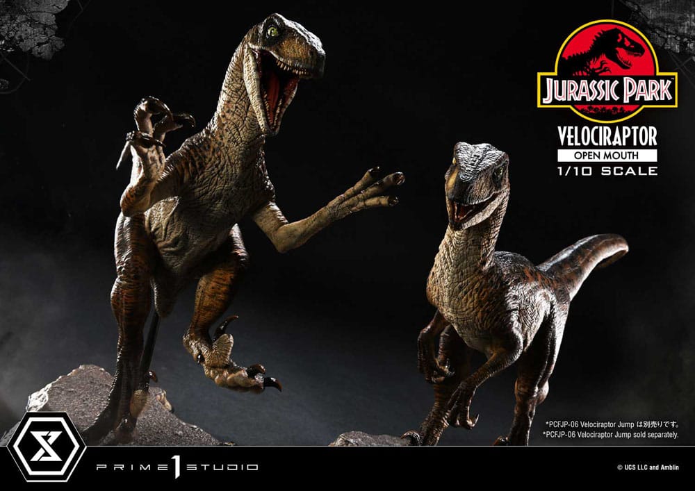 Jurassic Park Prime Collectibles Statue 1/10 Velociraptor Open Mouth 19 cm 4580708049328