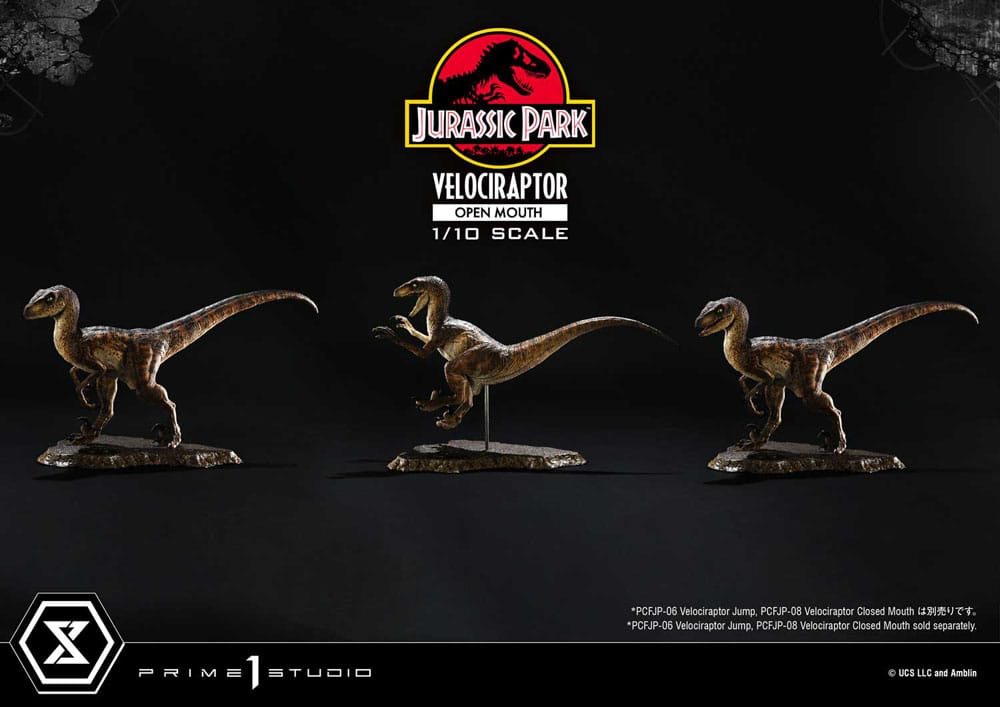 Jurassic Park Prime Collectibles Statue 1/10 Velociraptor Open Mouth 19 cm 4580708049328