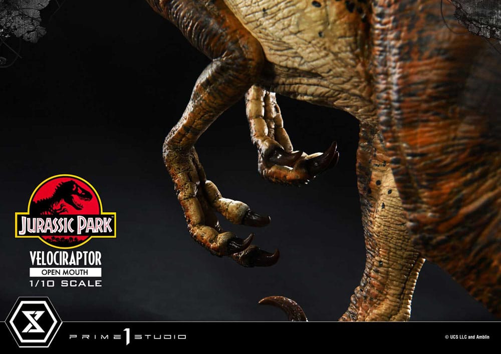 Jurassic Park Prime Collectibles Statue 1/10 Velociraptor Open Mouth 19 cm 4580708049328