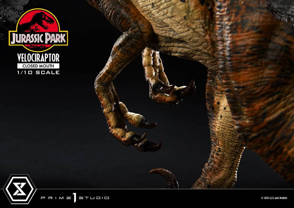 Jurassic Park Prime Collectibles Statue 1/10 Velociraptor Closed Mouth 19 cm 4582647120038