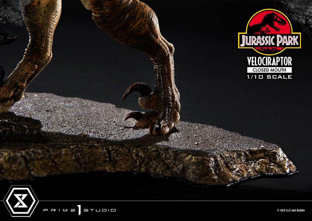 Jurassic Park Prime Collectibles Statue 1/10 Velociraptor Closed Mouth 19 cm 4582647120038