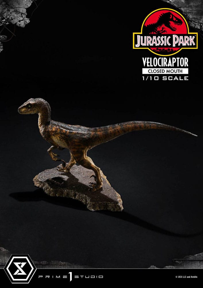 Jurassic Park Prime Collectibles Statue 1/10 Velociraptor Closed Mouth 19 cm 4582647120038