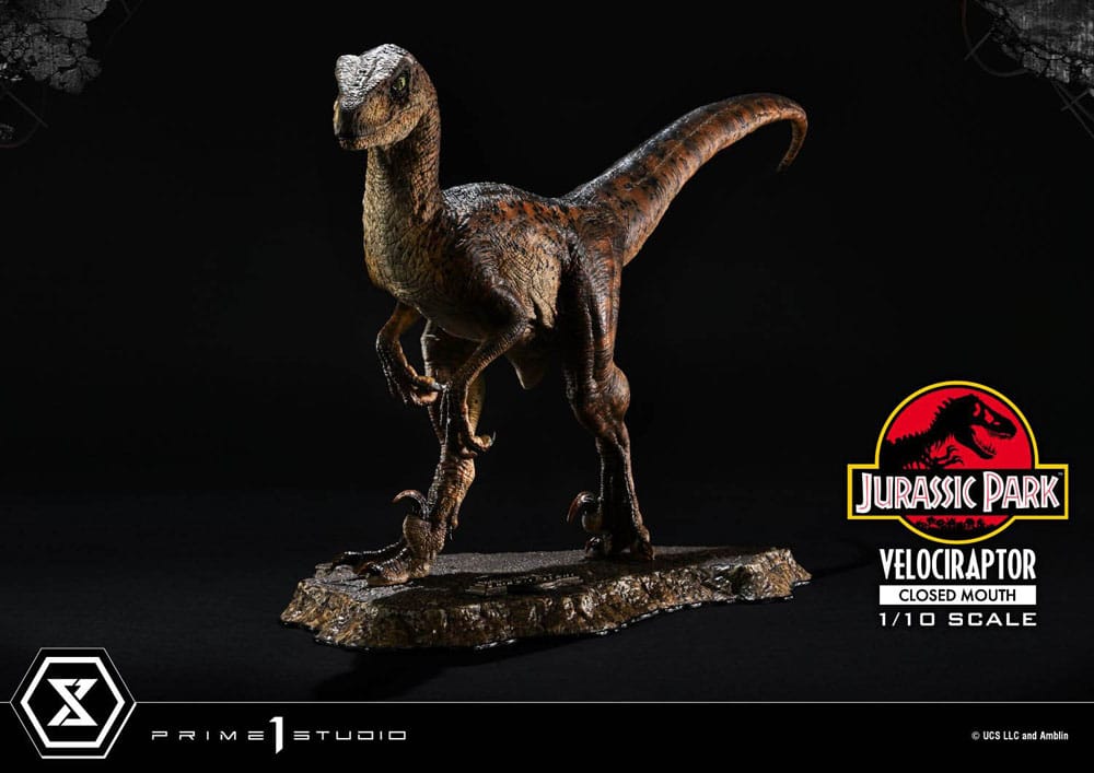 Jurassic Park Prime Collectibles Statue 1/10 Velociraptor Closed Mouth 19 cm 4582647120038