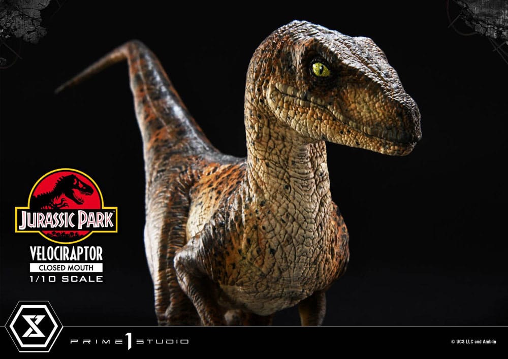 Jurassic Park Prime Collectibles Statue 1/10 Velociraptor Closed Mouth 19 cm 4582647120038