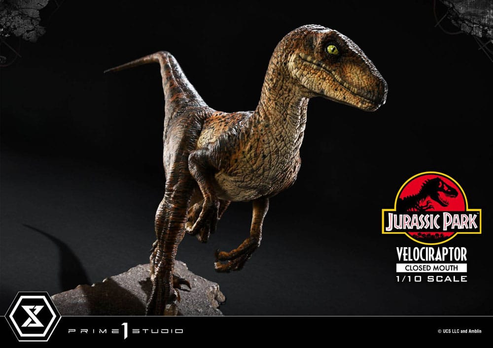 Jurassic Park Prime Collectibles Statue 1/10 Velociraptor Closed Mouth 19 cm 4582647120038