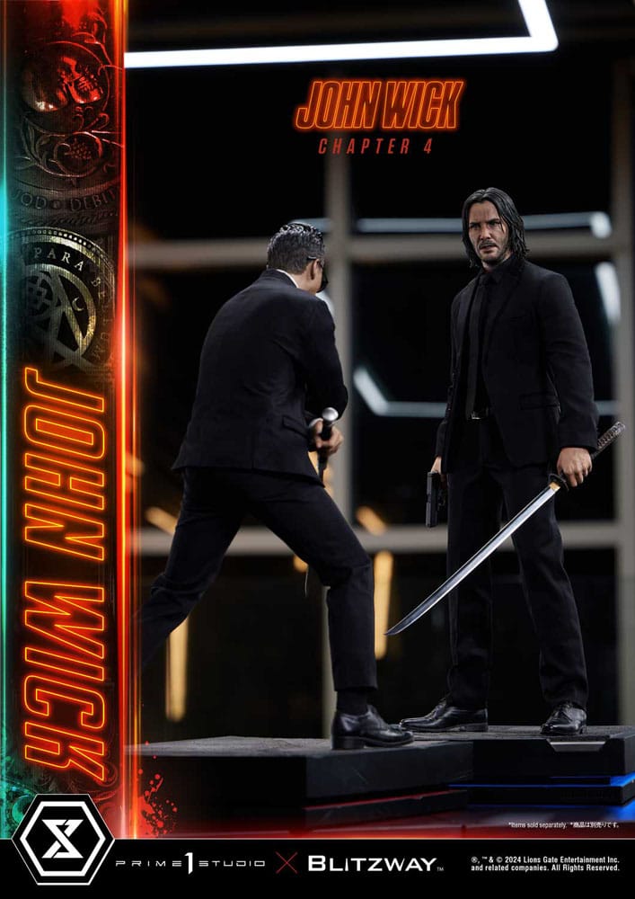 John Wick Chapter 4 Ultimate Premium Masterline Series Statue 1/4 John Wick Deluxe Version 54 cm 4580708049632