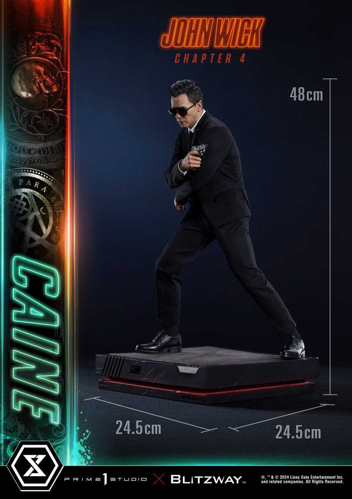 John Wick Chapter 4 Ultimate Premium Masterline Series Statue 1/4 John Wick: Chapter 4 Caine 48 cm 4580708049656