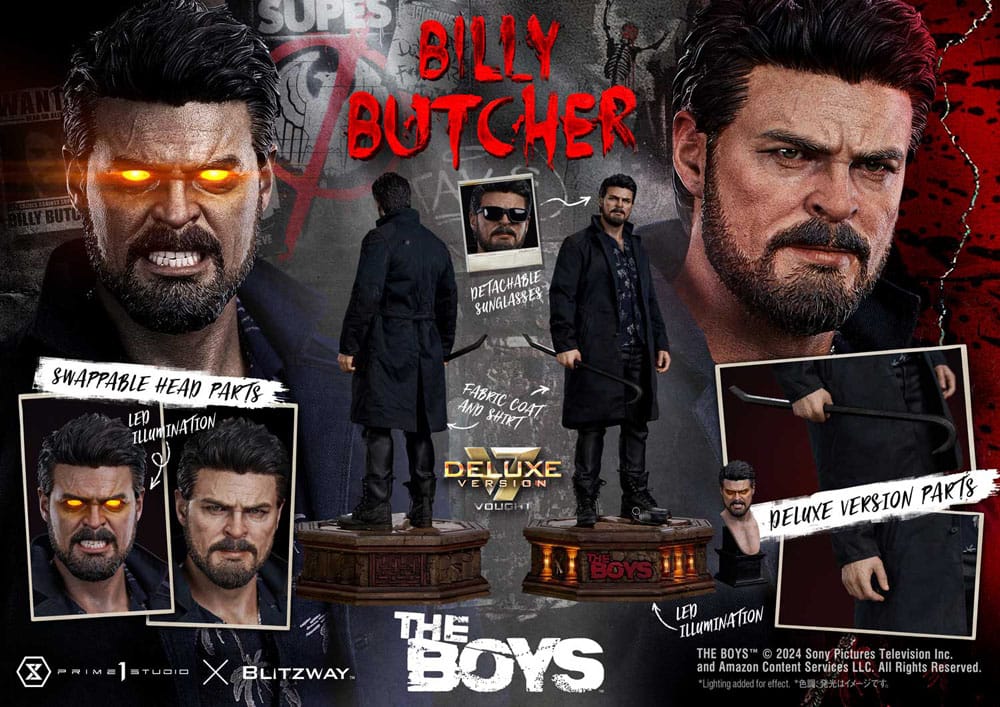 The Boys Premium Masterline Series Statue 1/4 William Billy Butcher Deluxe Version 57 cm 4582647120359