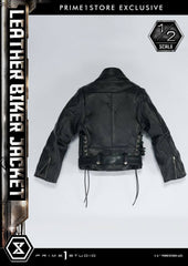 Terminator Leather Biker Jacket for 1/2 T-800 Statues 4580708040455